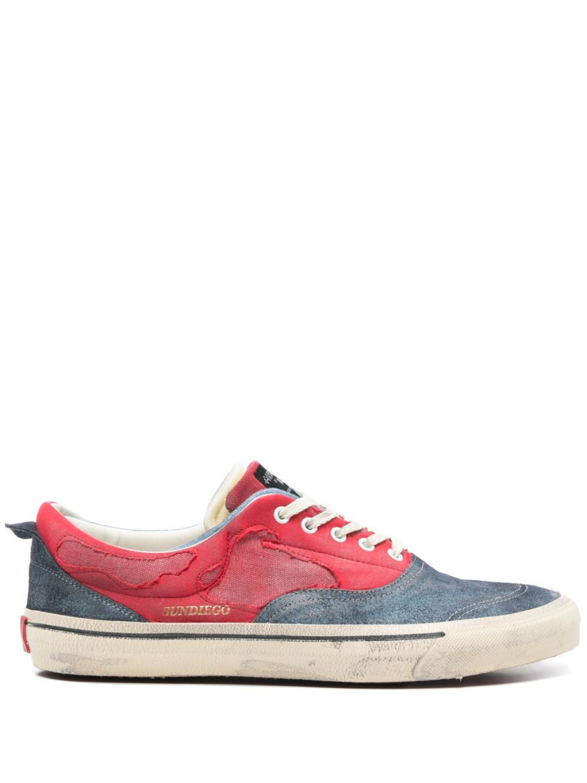 HIDNANDER BLUE LACE UP SNEAKERS