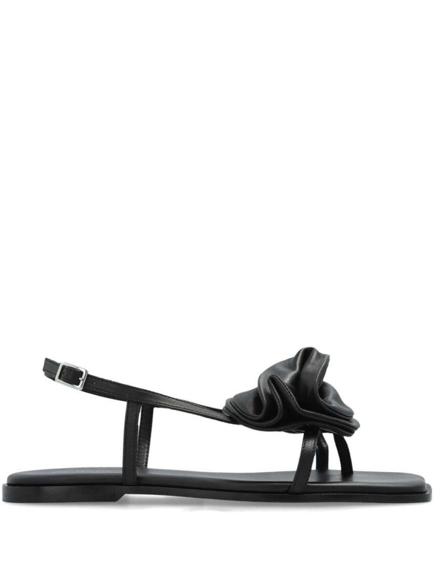 Vic Matie Black Open Sandals