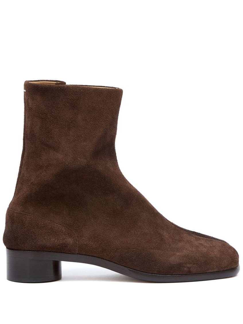 Maison Margiela Man Ankle Boots Dark Brown Size 9 Leather