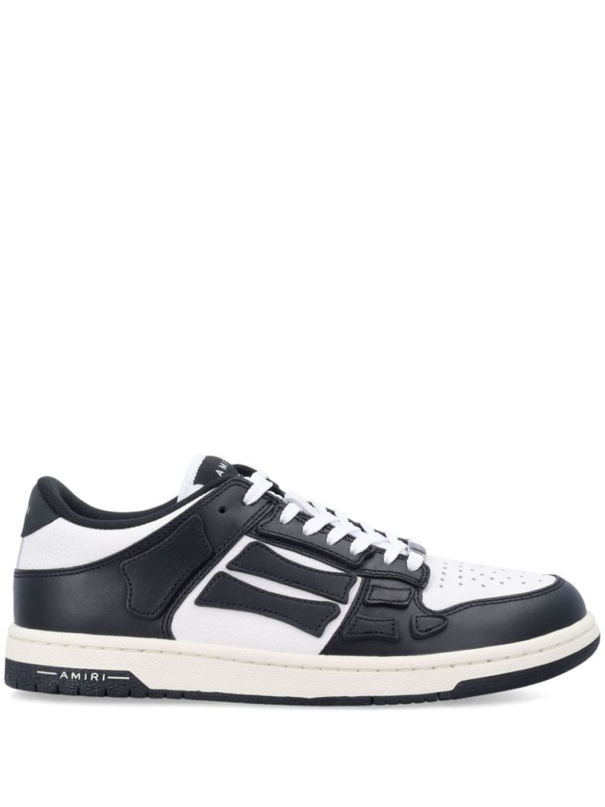 Amiri Contemporary Black Sneakers With Elevated Midsole In Black