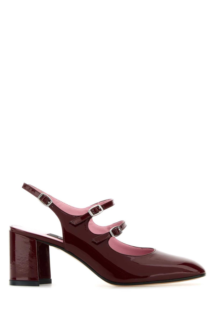 Carel Paris Maroon Leather Pumps