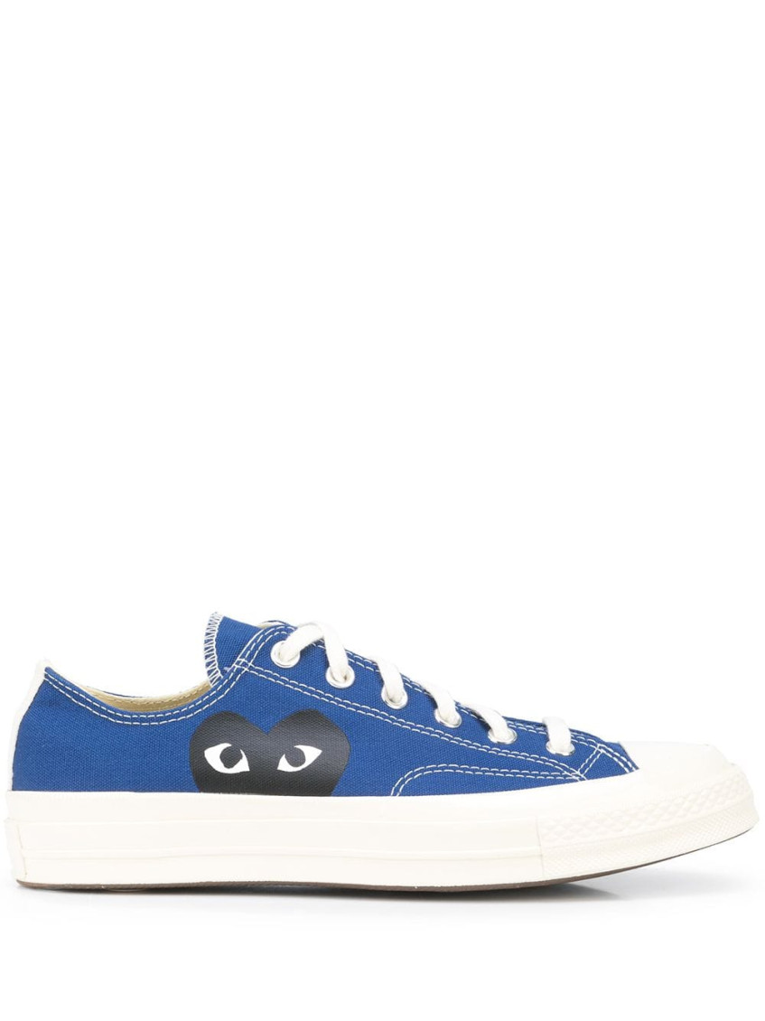 Comme Des Garçons X Converse All Star Low-top Sneakers In Blue