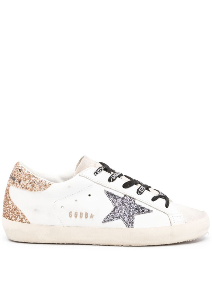 Golden Goose Super-star Sneakers In White