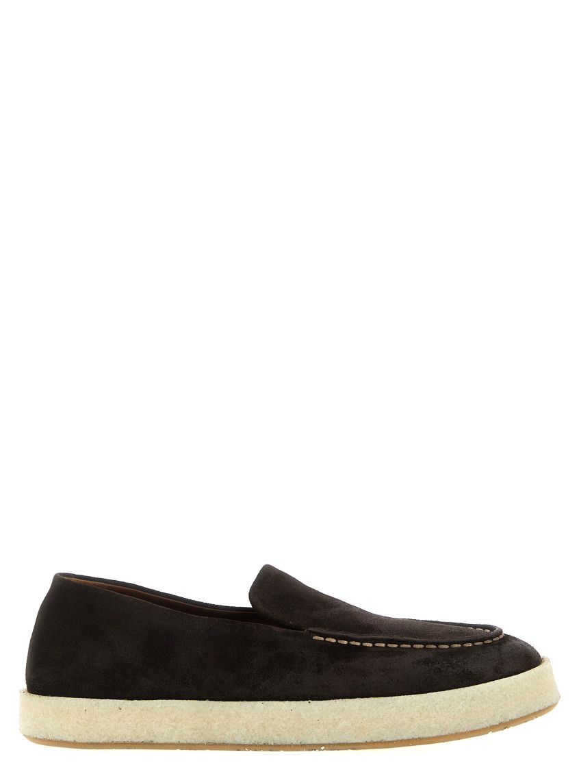 Marsèll Brown Slip On Loafers In Brown