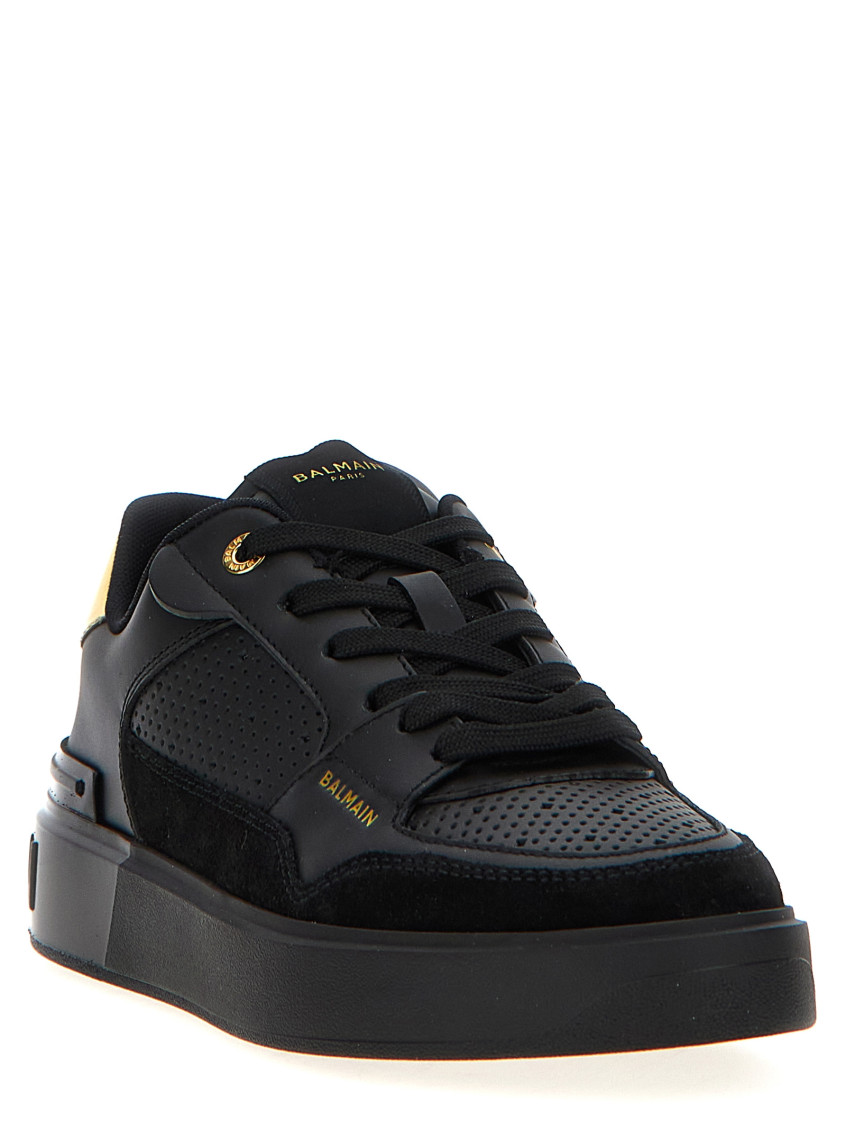 Balmain Black B-Court Flip Sneakers for Women Online USA at  display picture 1