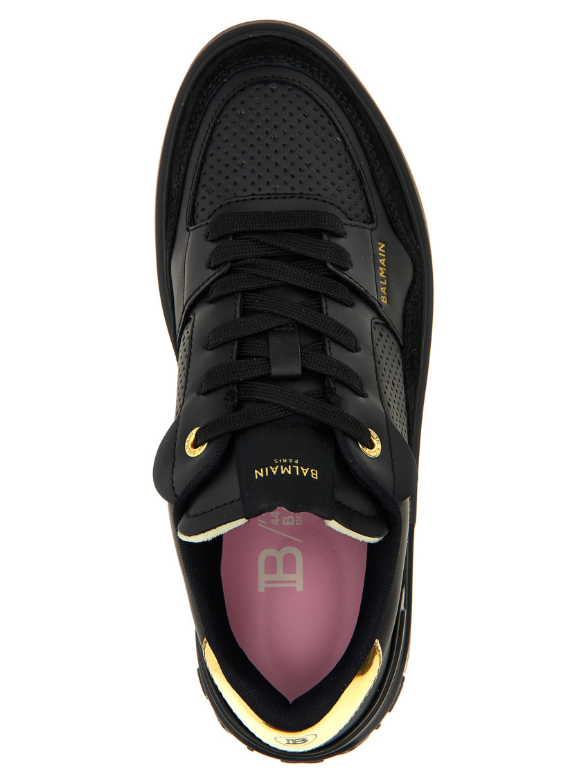 BALMAIN タンク ブラック Balmain B-East low-top Sneakers | Black | FARFETCH IN