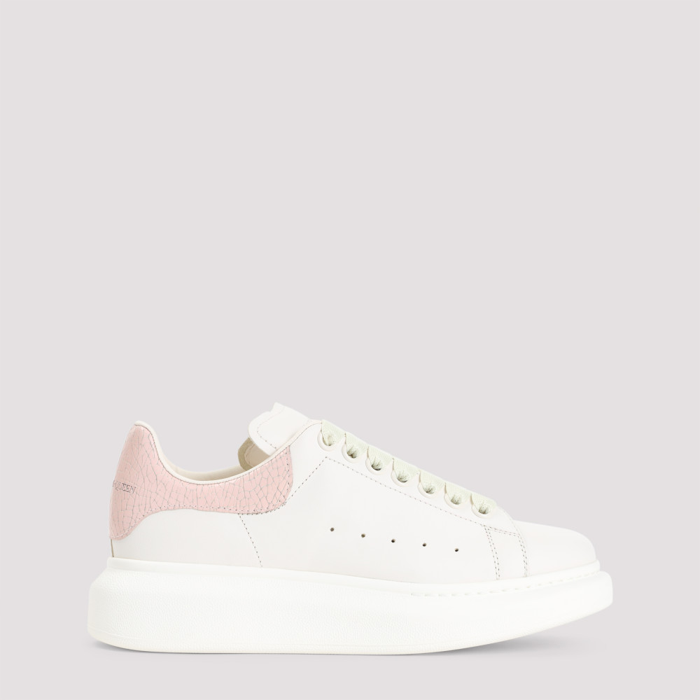 Alexander Mcqueen Pink Leather Sneakers In Pink