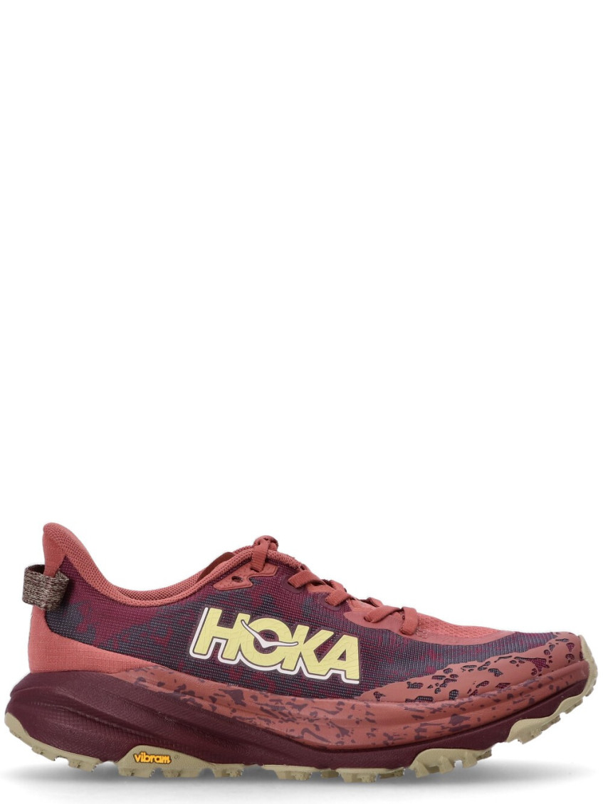 Hoka Speedgoat 6 Trail Running Shoe In Burgundy