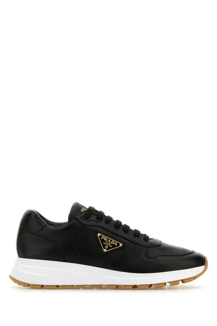 Prada Logo Sneakers Multicolor In Black | ModeSens