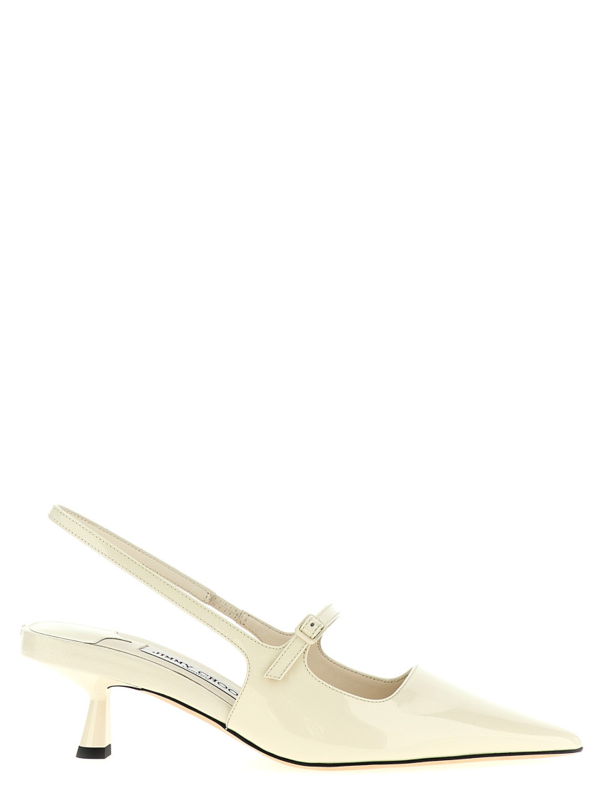 Shop Jimmy Choo White Slingback Heels