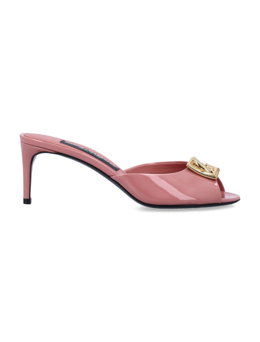 Dolce & Gabbana Pink Slip On Heels In Pink