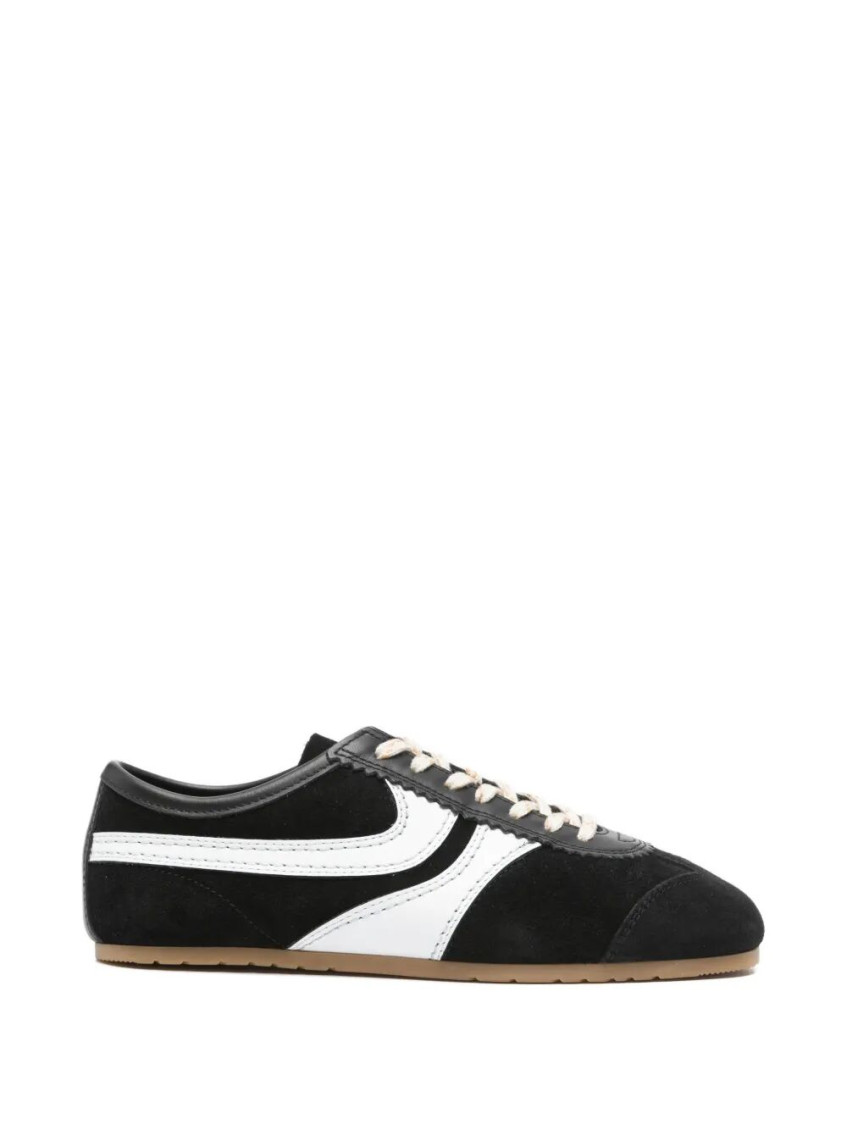 Dries Van Noten Blackwhite Lace Up Sneakers