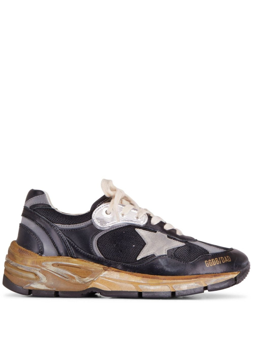 Golden Goose Dad-star Sneakers In Black