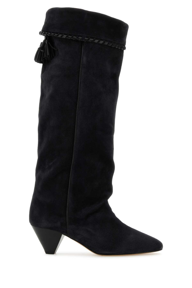 Isabel Marant Black Suede Boots
