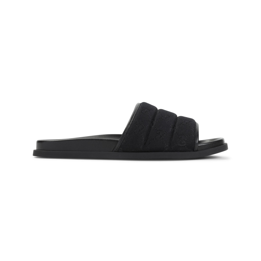 Gucci Gg Slides In Black