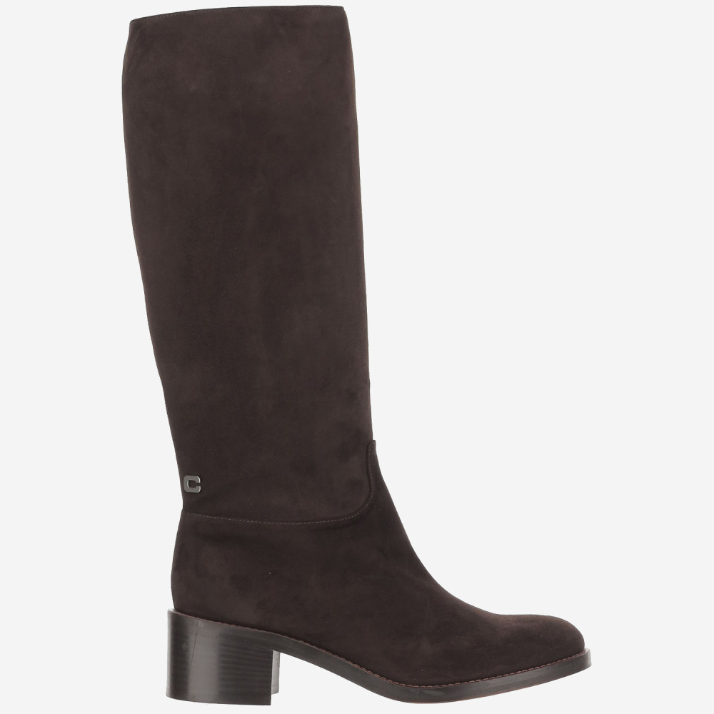 Carel Paris Brown Suede Boots In Brown