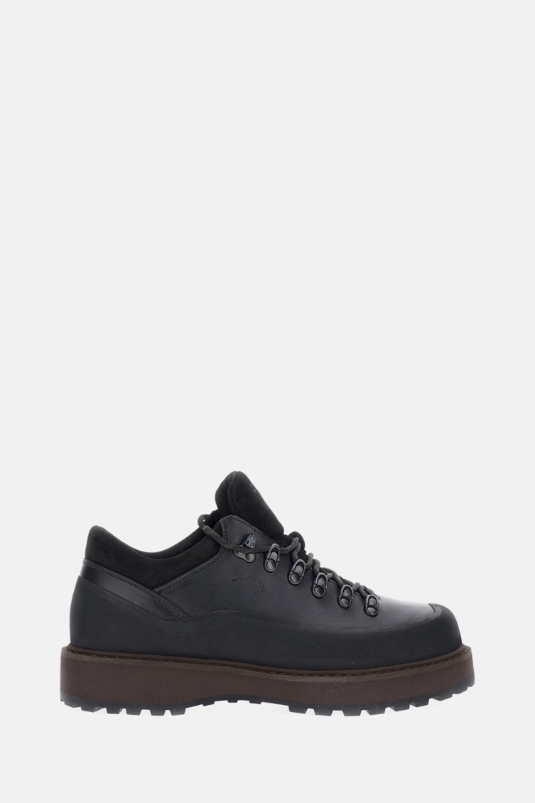 Diemme Black Lace Up Sneakers In Black