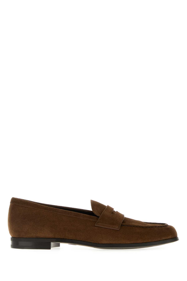 Church's Natalie Suede Penny Loafers In Brown
