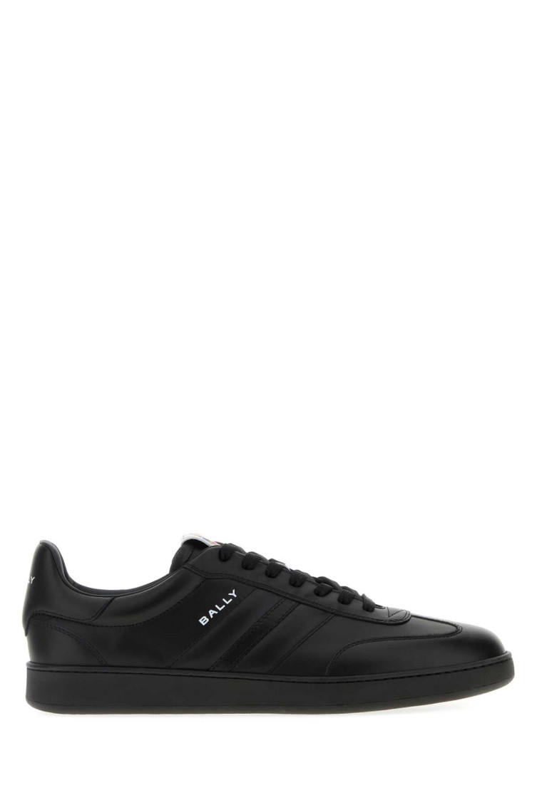 Bally Retro Crest Lace-up Sneakers In Black