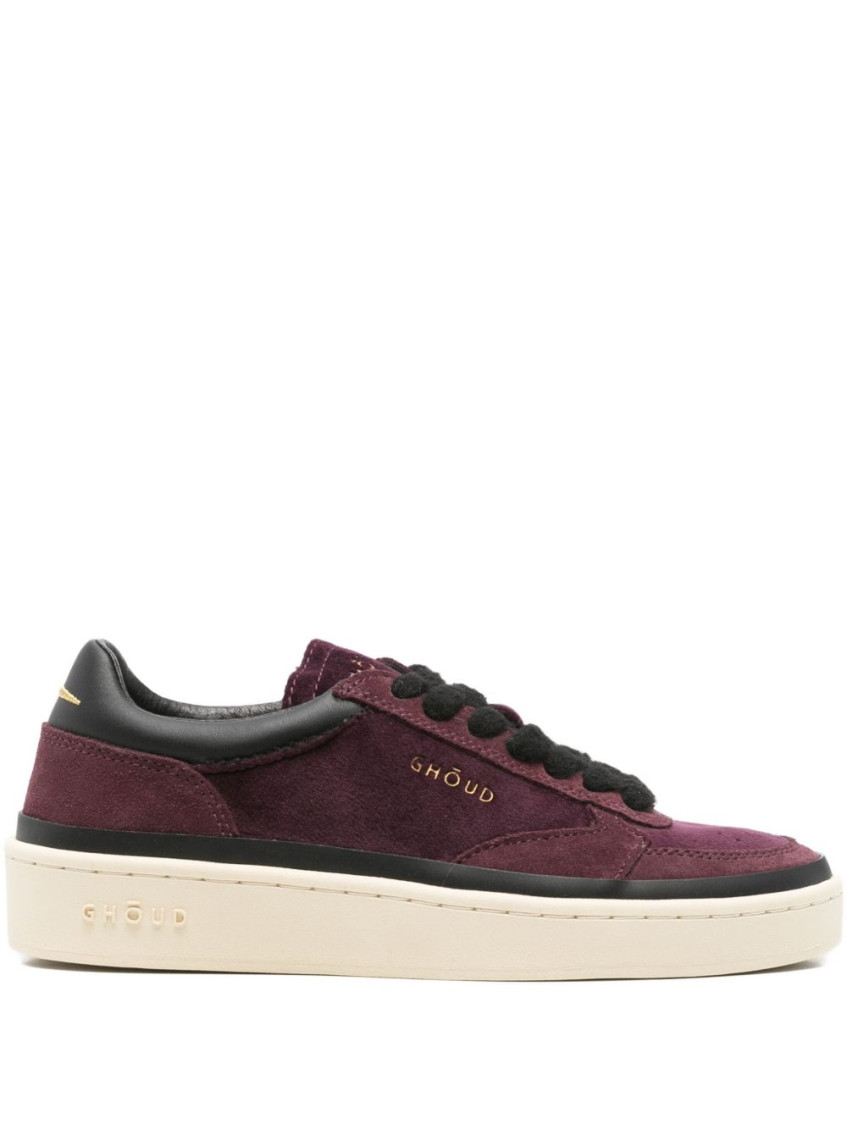Ghoud Red Lace Up Sneakers In Multi