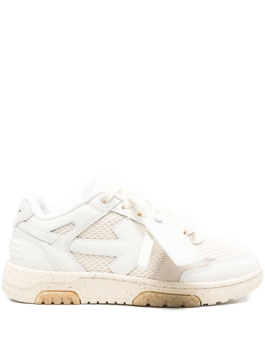 Off-white White Lace Up Sneakers In Neutral