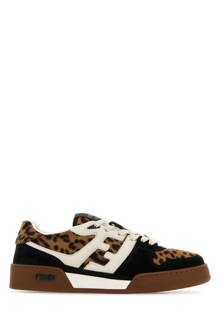 Fendi Multicolor Lace Up Sneakers