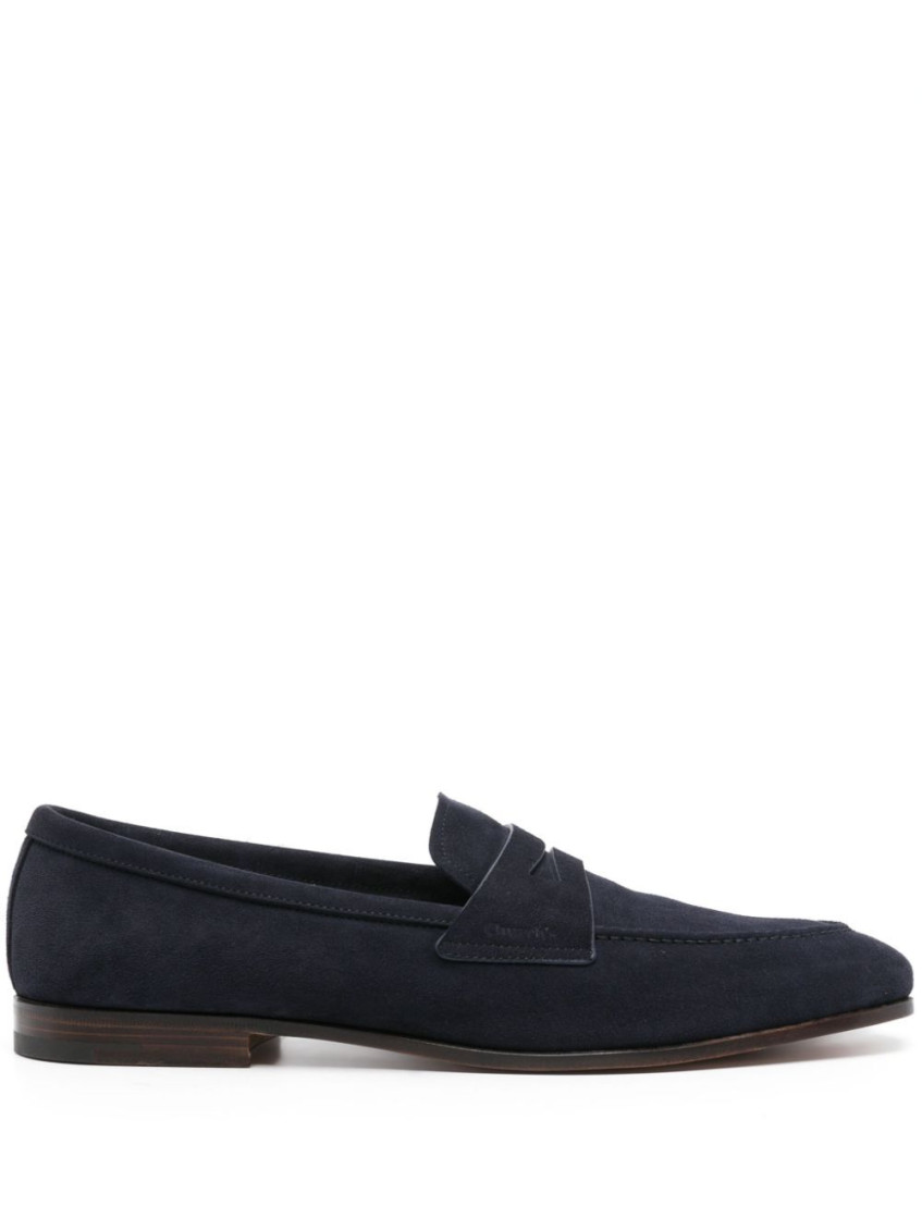 Church's Maesteg Moccasins In Navy Blue
