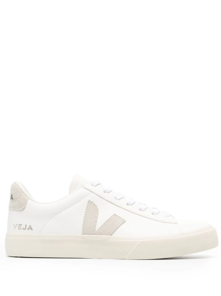 Veja Campo Chromefree Leather Sneaker In White Natural In White
