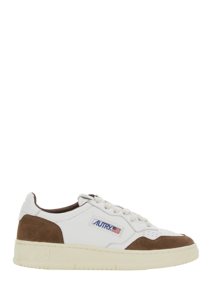 Autry Brown Low Top Sneakers In Brown