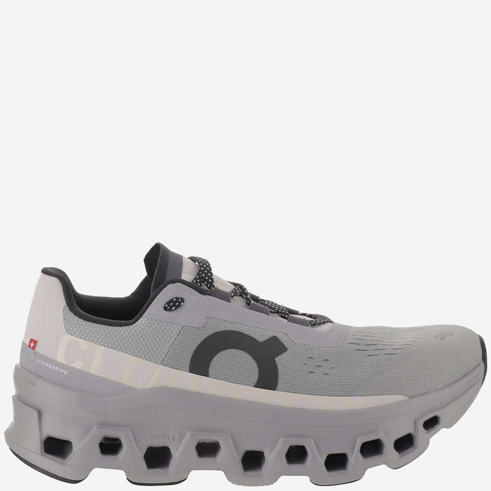 On Running Grey Cloud-monster Sneakers In Grey