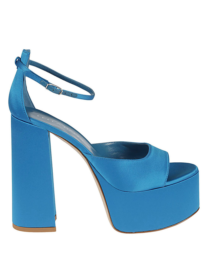 Shop Lella Baldi Blue Blue Slingback Heels