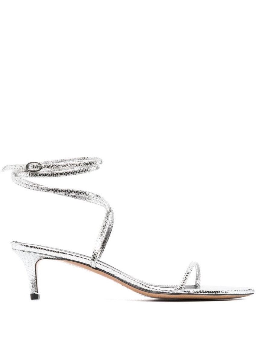 Shop Isabel Marant Silver Silver Aridee Heel