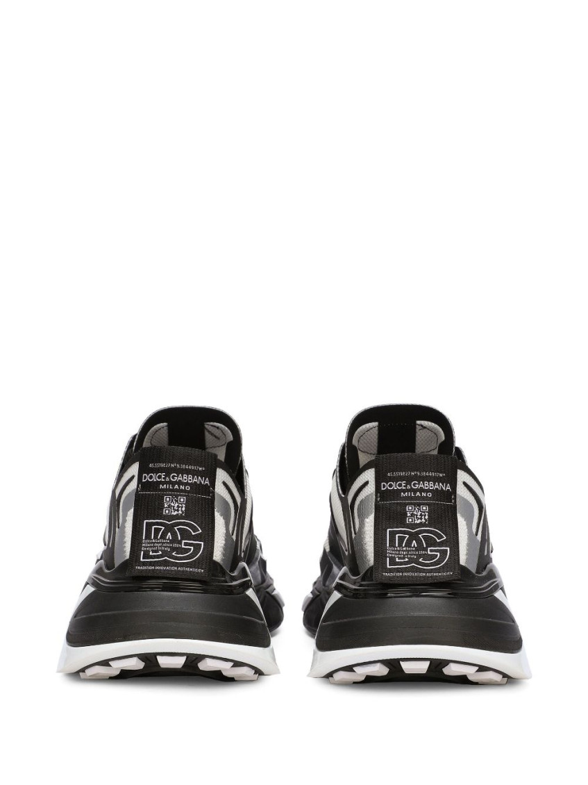 スニーカー DOLCE & GABBANA Two-Tones Fabric Dragon Sneakers Dolce & Gabbana Black Two-Tones Dragon Sneakers for Men