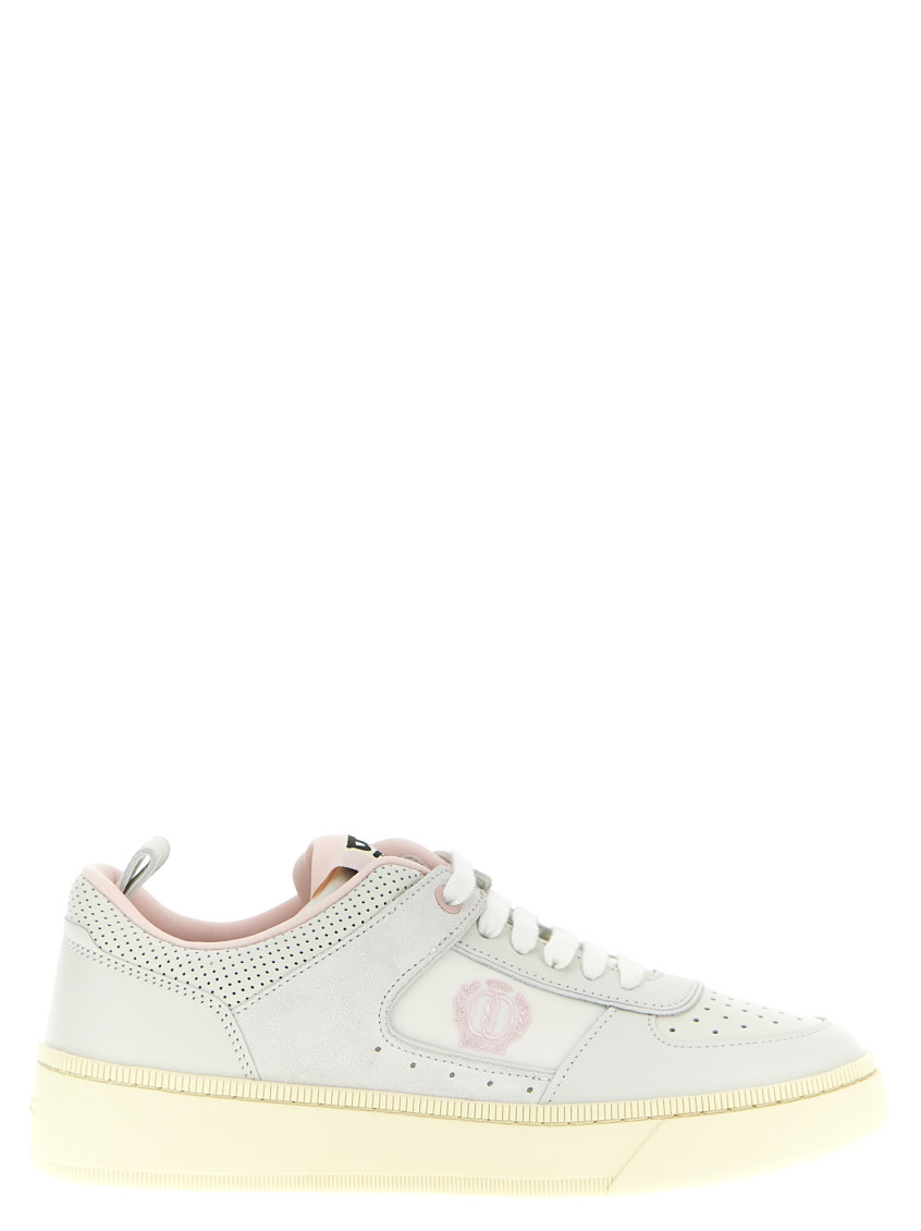 Bally Round-headed Low-top Casual Shoes In Grey