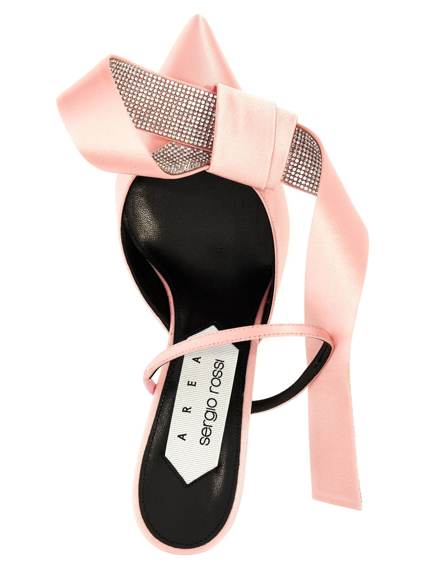 Sergio Rossi Pink Sergio Rossi X Area Area Marquise Mules for