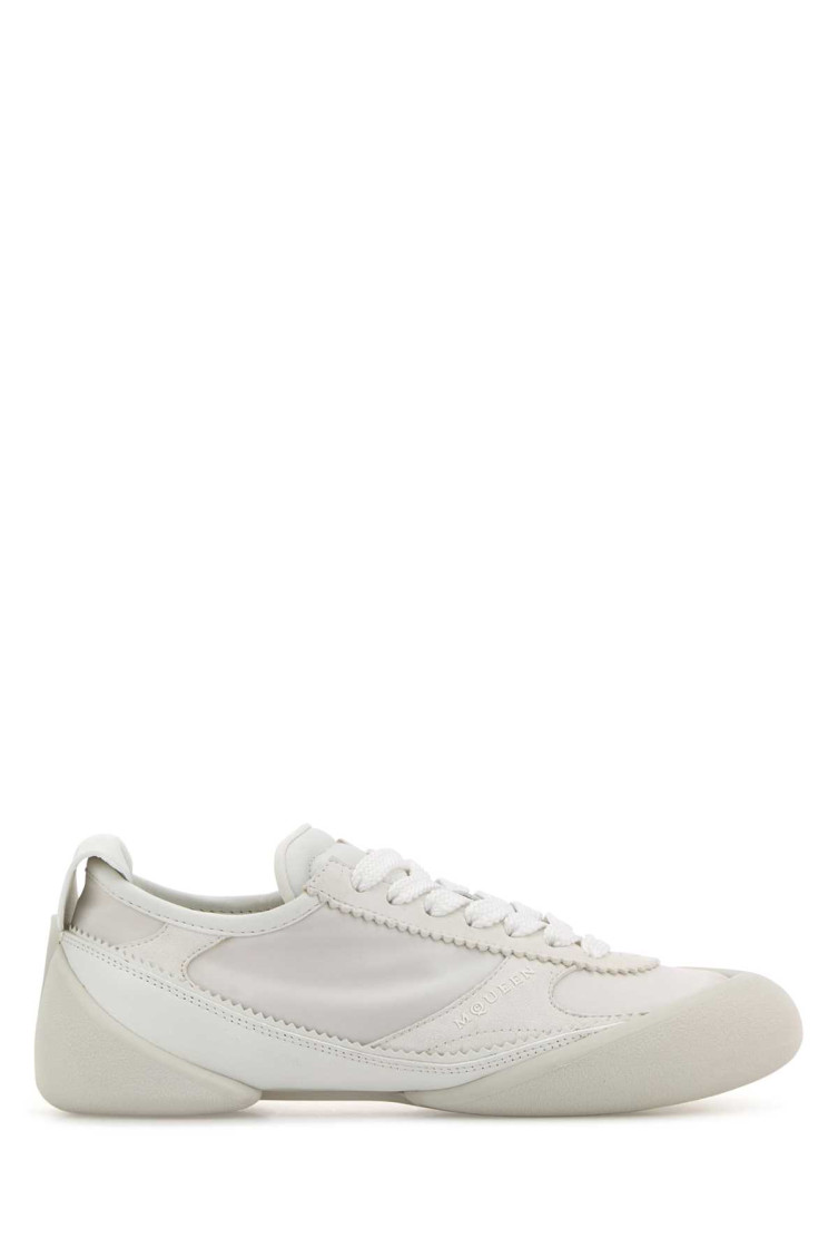 Alexander Mcqueen White Lace-up Sneakers