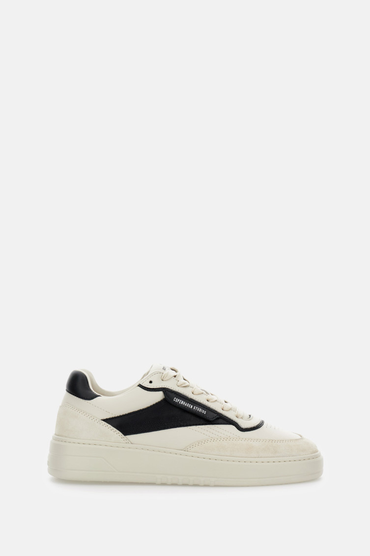 Copenhagen Studios White Lace Up Sneakers