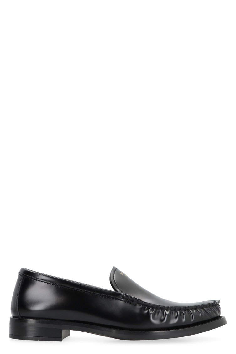 Prada Black Leather Loafers for Women Online USA at Darveys.com