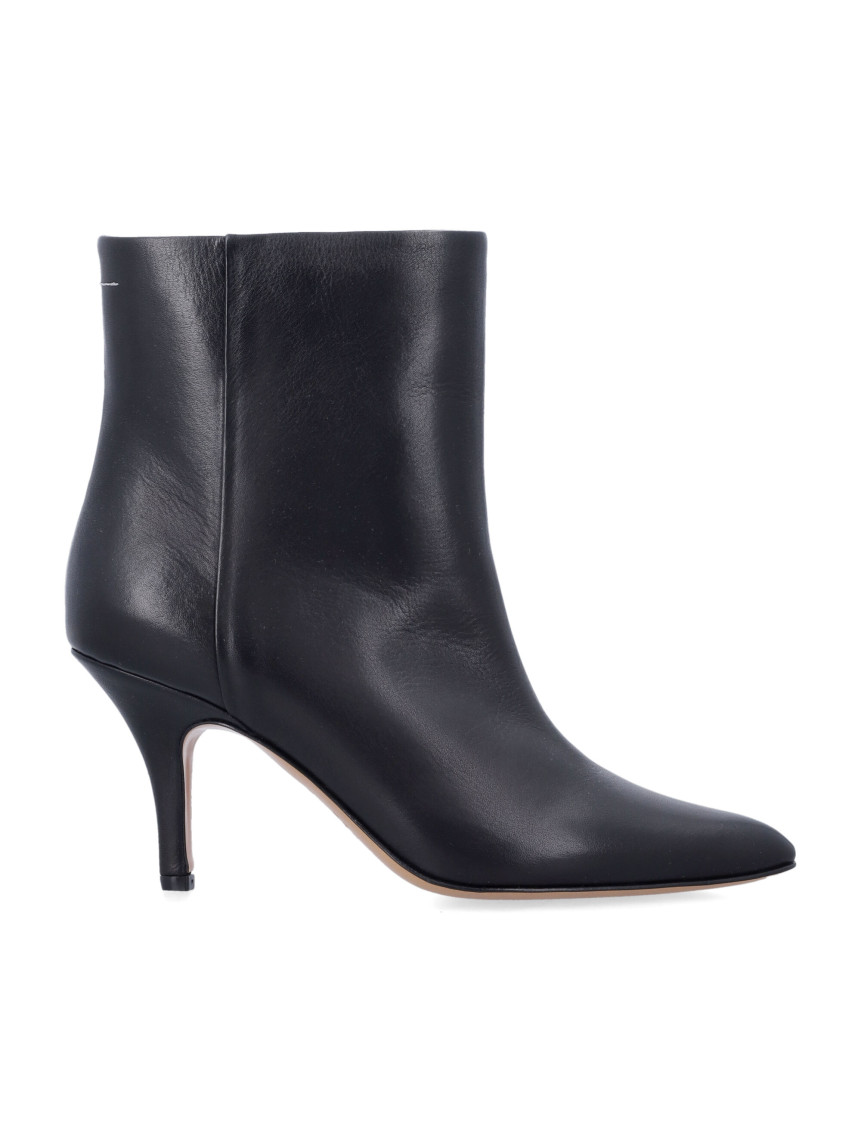 Maison Margiela Black Ankle Boots In Black