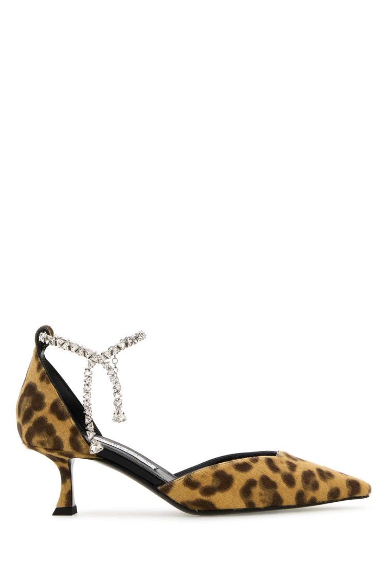 Jimmy Choo Stevie 50 Cavall In Leopard Print