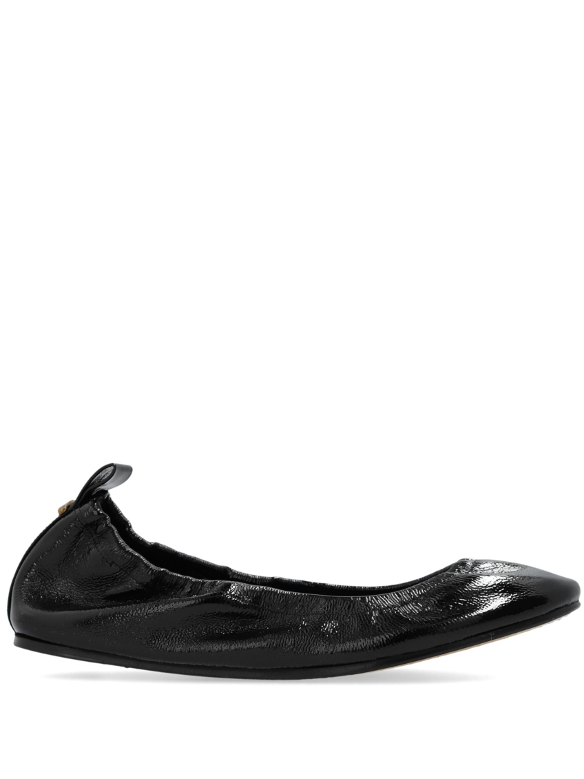 Isabel Marant Belna Calf Leather Ballet Flats In Black