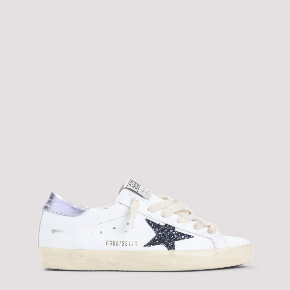 Golden Goose White Lace Up Sneakers