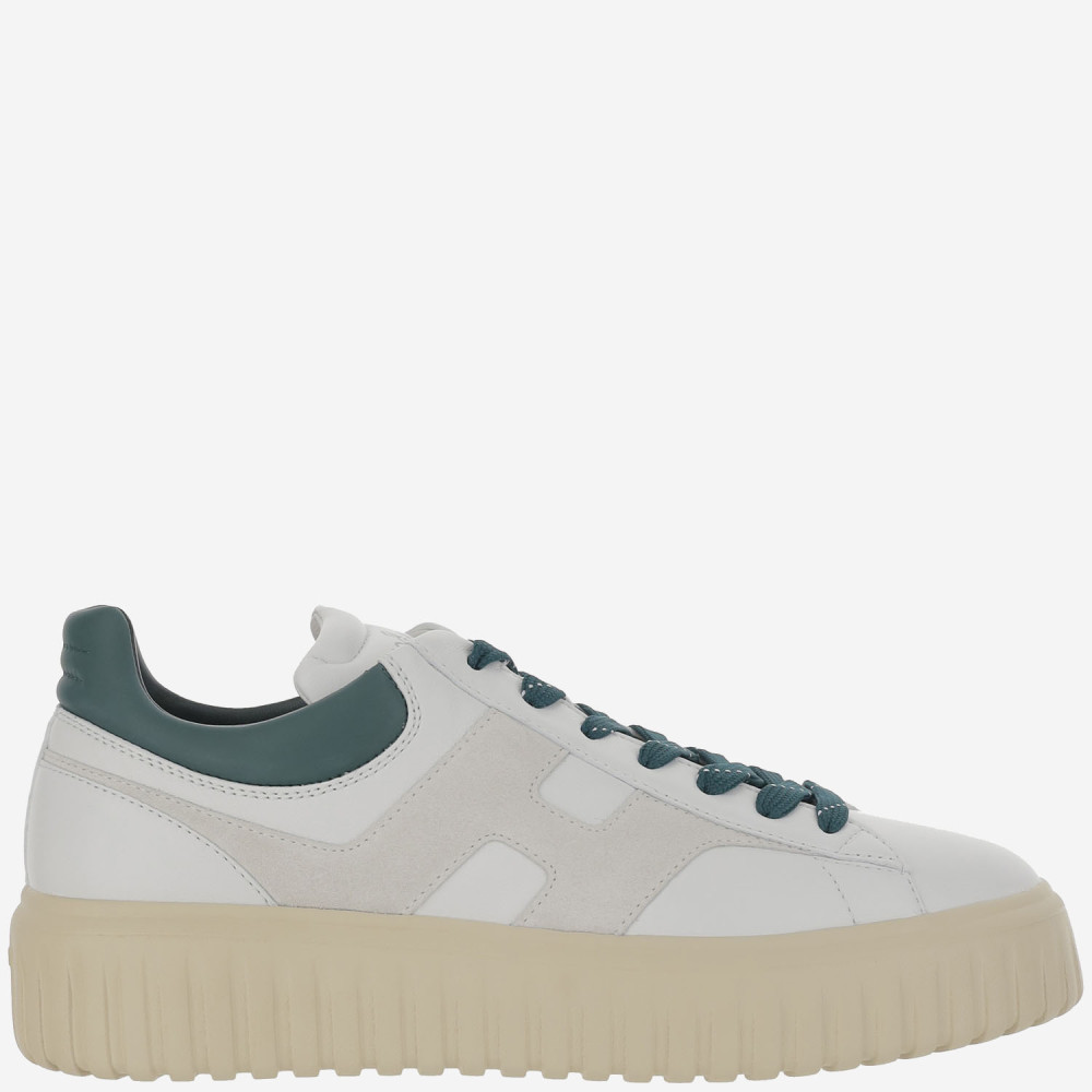 Hogan H Slash Lace-up Shoe In Neutral