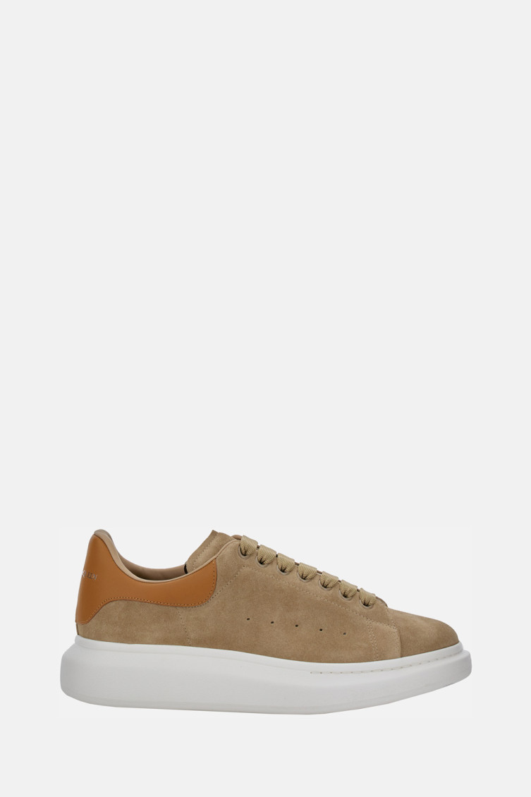 Alexander Mcqueen Leather Upper And Rubber Sole Sneaker In Brown
