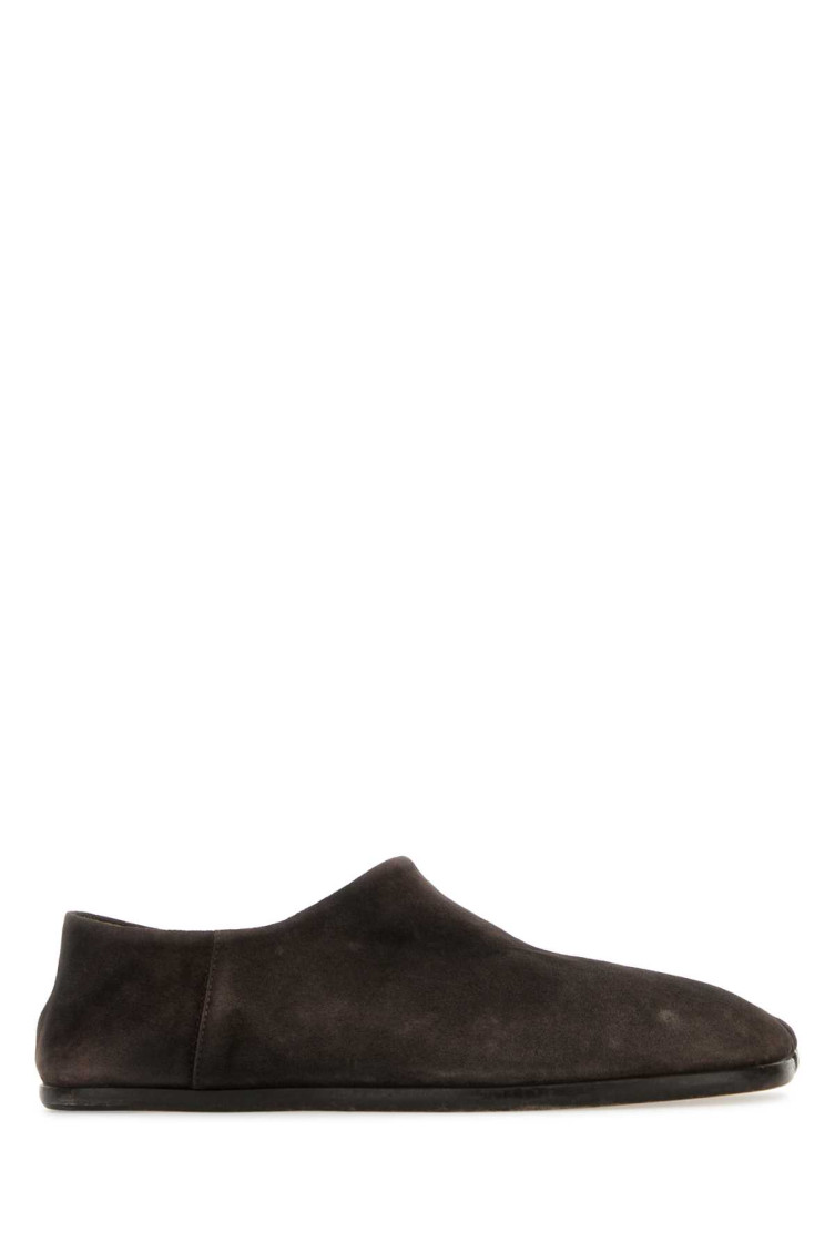 Maison Margiela Dark Brown Suede Loafers