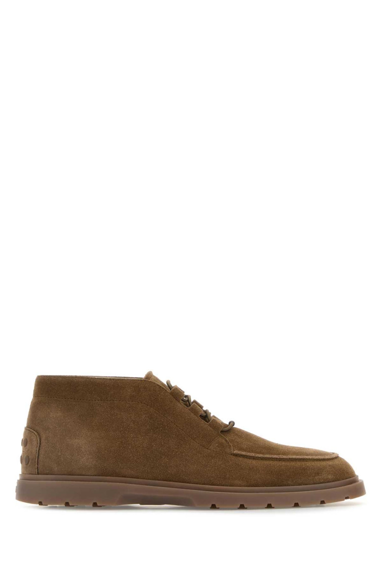 Tod's Suede Leather Ankle Boots