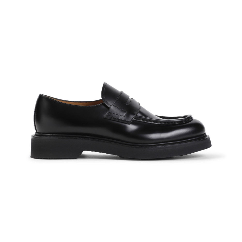 Church's Lynton Calf Leather Penny Loafers In Black