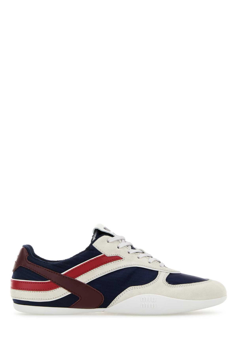 Miu Miu Multicolor Lace Up Sneakers