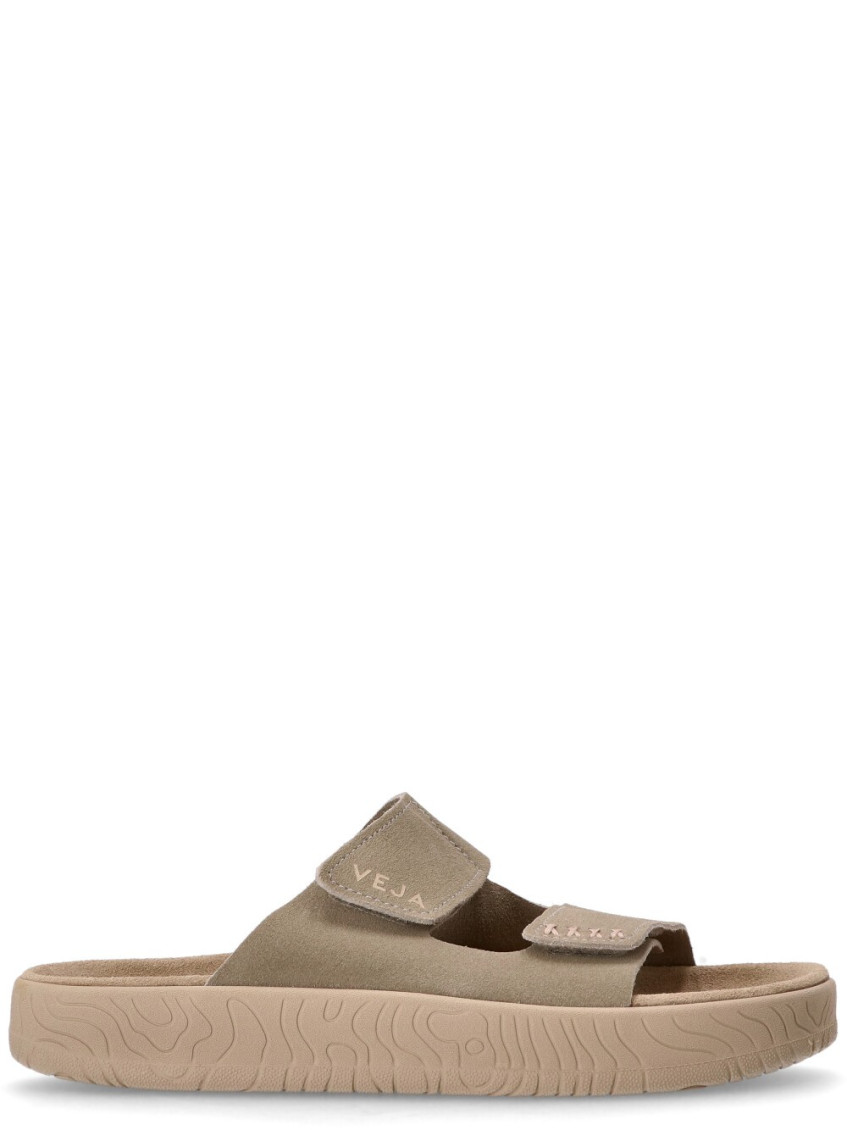 Veja Taupe Open-toe Sandals In Brown