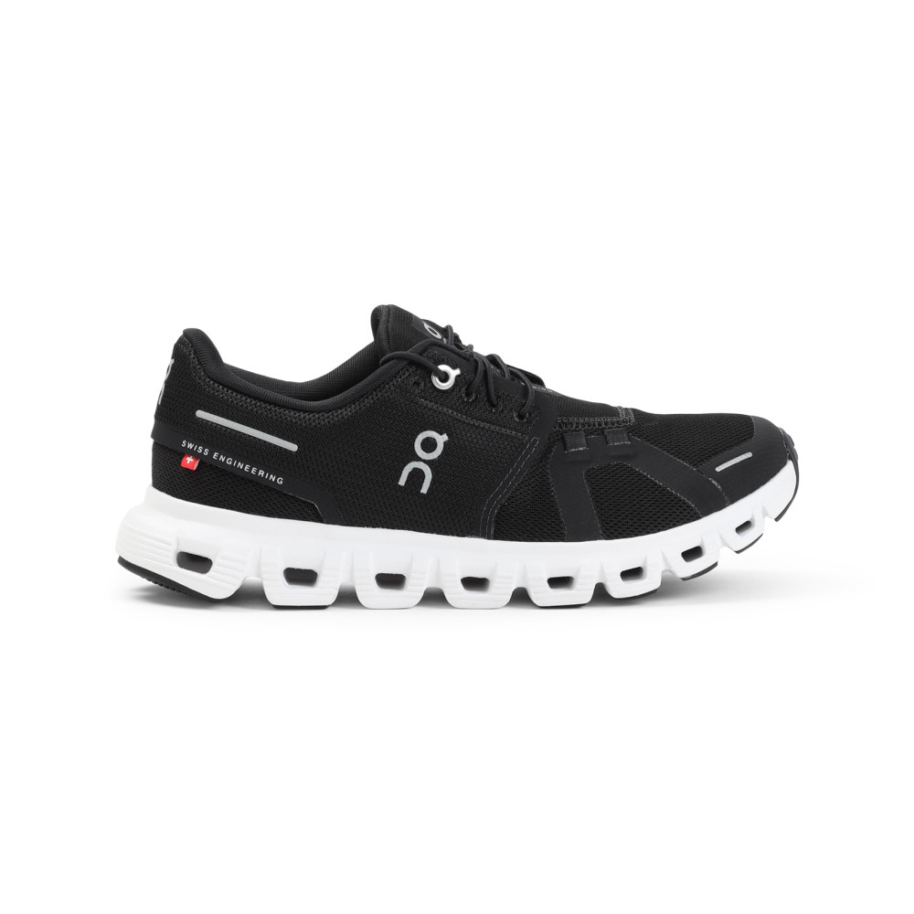 On Running Cloud 5 Panelled Mesh Sneakers In Black